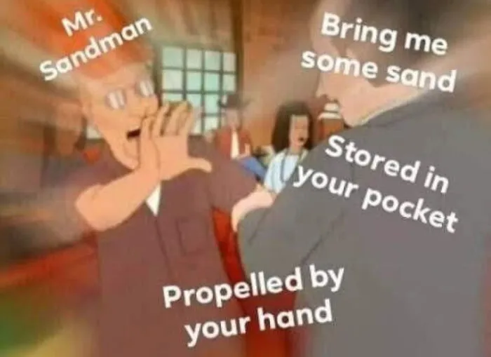 Ah Yes. Pocket Sand