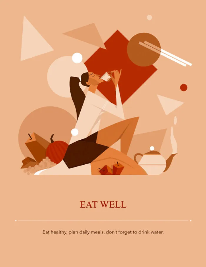 I Illustrated These Posters To Help People Bring Back A Life That Has Meaning (12 Pics)