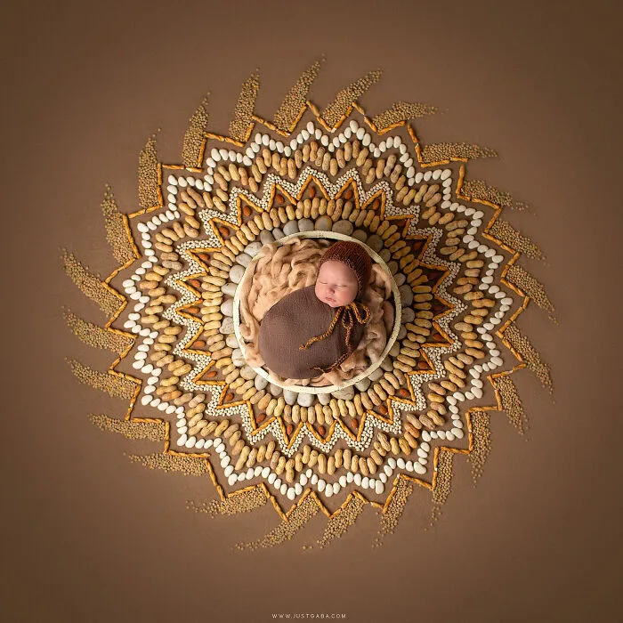 Each Of My Mandalas Is Designed For A Particular Baby, And Here Are My Latest 38 Photographs From The Series: “The Kids Of The Sun”