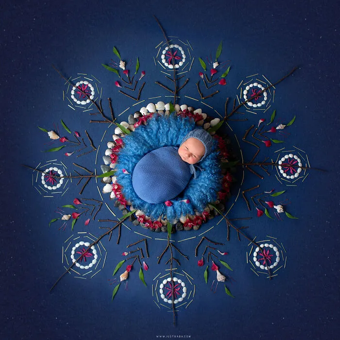 Each Of My Mandalas Is Designed For A Particular Baby, And Here Are My Latest 38 Photographs From The Series: “The Kids Of The Sun”