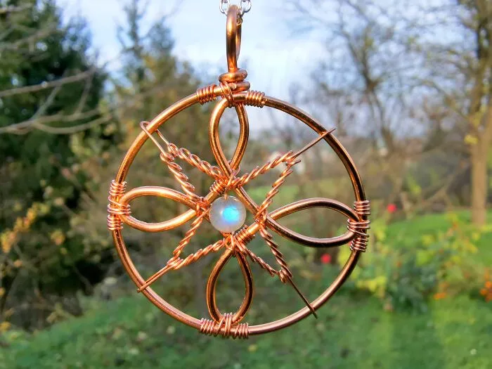 A Star Pendant With, Again, A Labradorite Bead