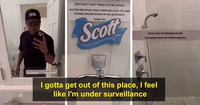 Airbnb Guest Can't Believe The Number Of Restrictions Plastered All Over The Property, Records A Virtual Tour
