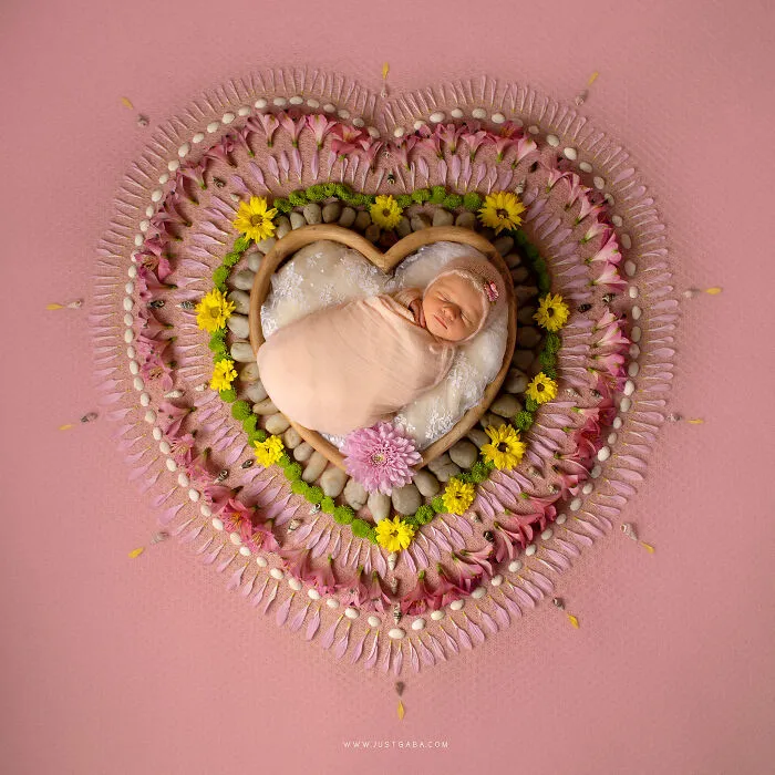 Each Of My Mandalas Is Designed For A Particular Baby, And Here Are My Latest 38 Photographs From The Series: “The Kids Of The Sun”