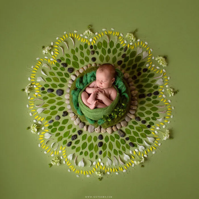 Each Of My Mandalas Is Designed For A Particular Baby, And Here Are My Latest 38 Photographs From The Series: “The Kids Of The Sun”