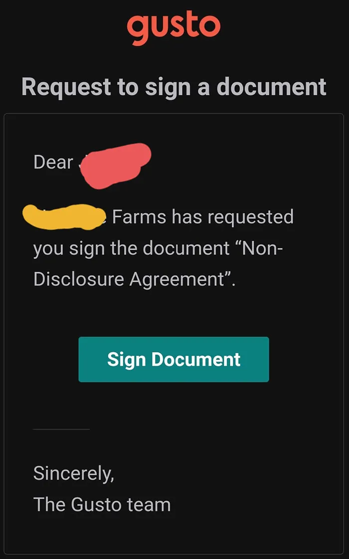Boss Fired Me For Taking Approved Vacation Time. After That, He Denied My Unemployment. Three Weeks Later, I Got Asked To Sign A Non-Disclosure Agreement