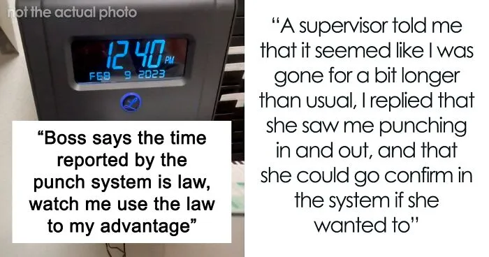 "She Saw Me Punching In And Out": Employee Figures Out How To Cheat The Punch Card System After Being Reprimanded By Boss