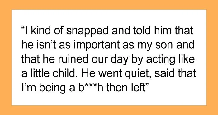 Kid Curses Out Mom’s Boyfriend As He Ruined Their Day Out, Woman Backs Him And Sparks A Conflict