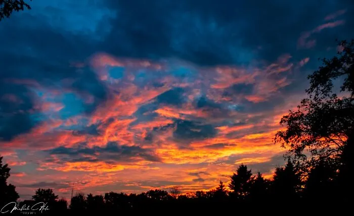 Bold Contrast Sunset
