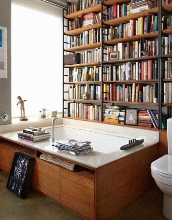Libros y agua