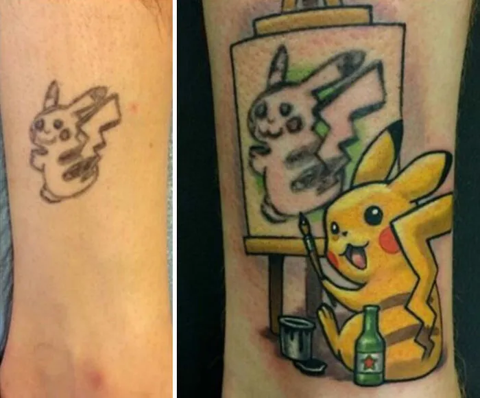 The Most Perfect, Wonderful Tattoo Cover-Up That Has Ever Existed