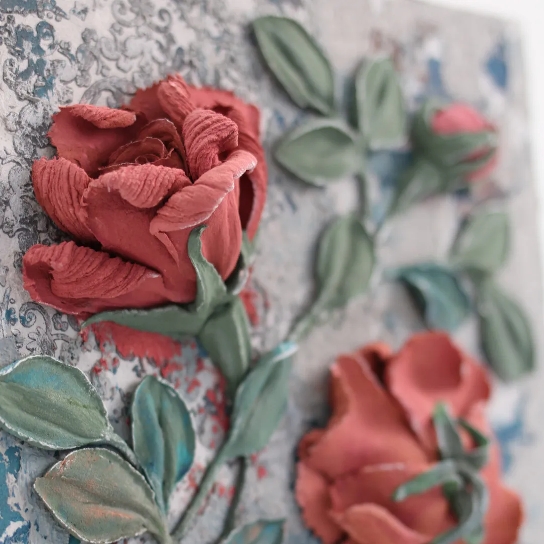 Volumetric Paintings From Decorative Plaster