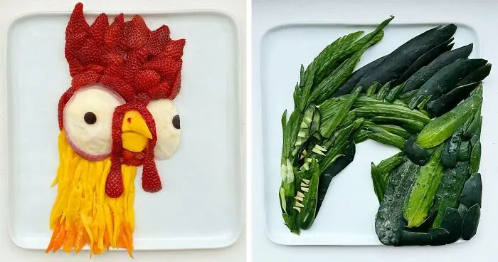 Food Art Inspired By Cute Animals, Pop-Culture Characters, And Other Various Things By Artist Harley Langberg (70 Pics)