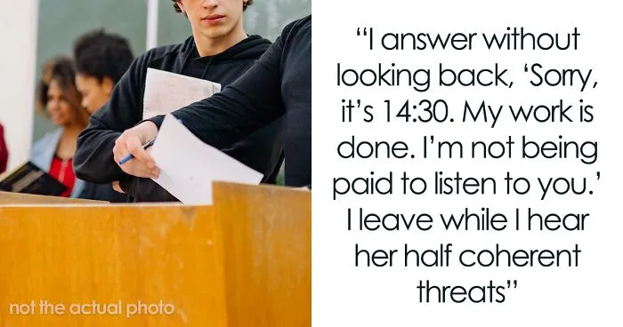 Teacher Leaves Exam Early, Forcing The School Principal To Monitor The Students Herself After Mass Malicious Compliance Ensues