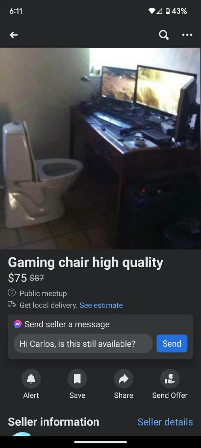 40 Gems From Facebook Marketplace That Prove Just How Much Garbage People Try To Sell You (New Pics)