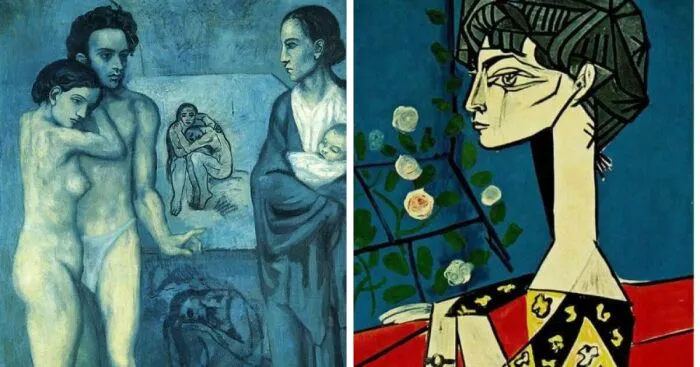 I Compared The Paintings Of The Painters When They Were Twenty Years Old To Their Work Fifty Years Later (11 Pics)
