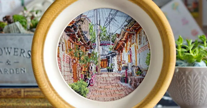 I Cross Stitched Seoul, Bukchon Street (7 Pics)