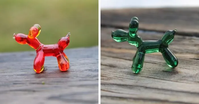 I Make Glass Balloon Dog Figurines (16 Pics)