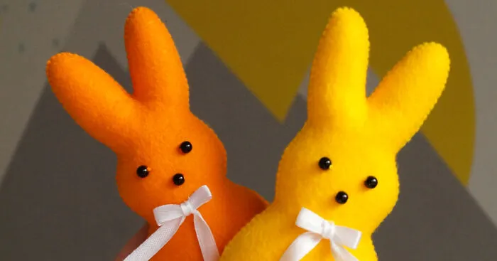 Easter Is Coming, And I'm Getting Ready For It - I Made These Cute Felt Bunnies