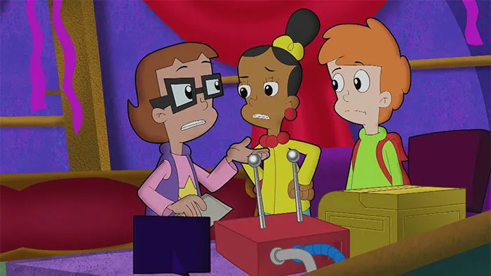Cyberchase cartoon with Inez