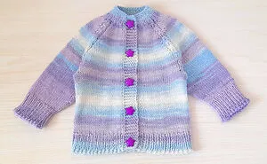 Everyone Can Knit This!
baby Cardigan Knitting Pattern By Vitalina