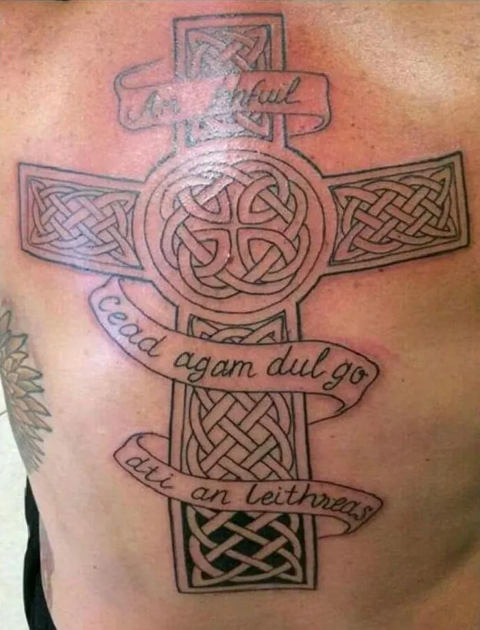 They Thought It Said "You Will Forever Be In My Heart". As An Irish Man, I Can Confirm It Actually Says "Do I Have Permission To Go To The Bathroom"