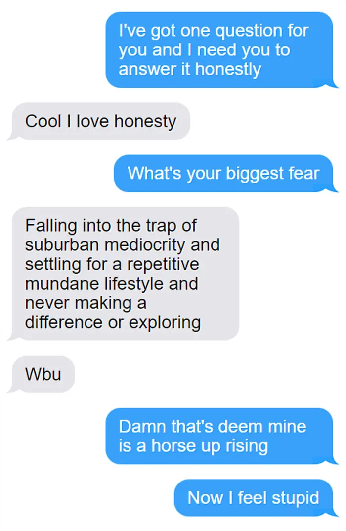 30 Hilarious And Awkward Tinder Screenshots People Just Had To Share On This FB Page