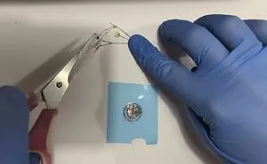 Making A Memorial Pendant With Real Flowers, Ashes, And Amethyst Crystals