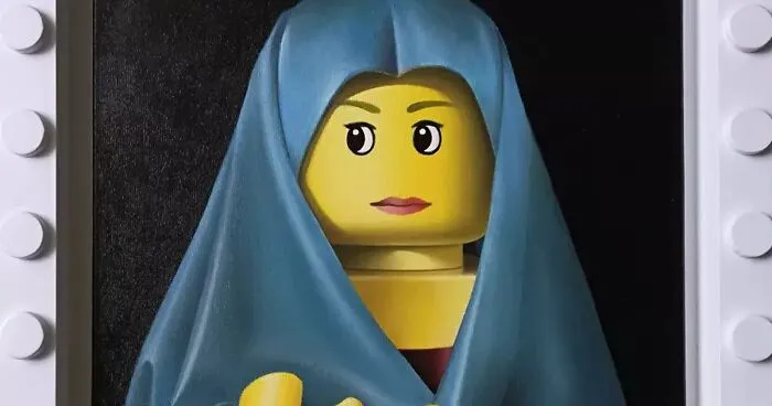 Reproduction Of Classical Paintings With A LEGO Twist By Italian Artist Stefano Bolcato (27 Pics)