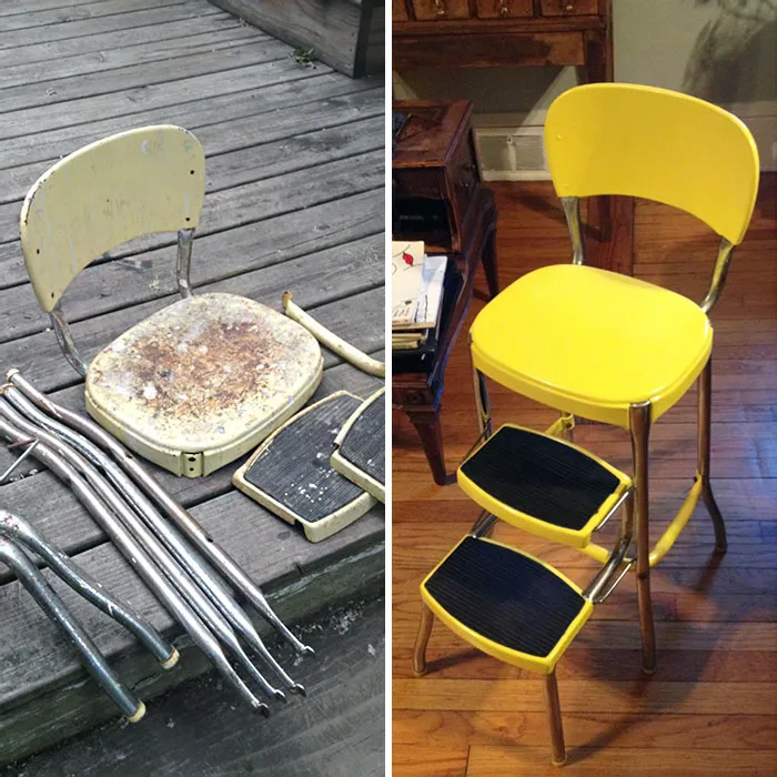 Although It Was In Bad Shape, I Happily Paid The $4 Sticker Price Because I Knew I Could Spruce It Up