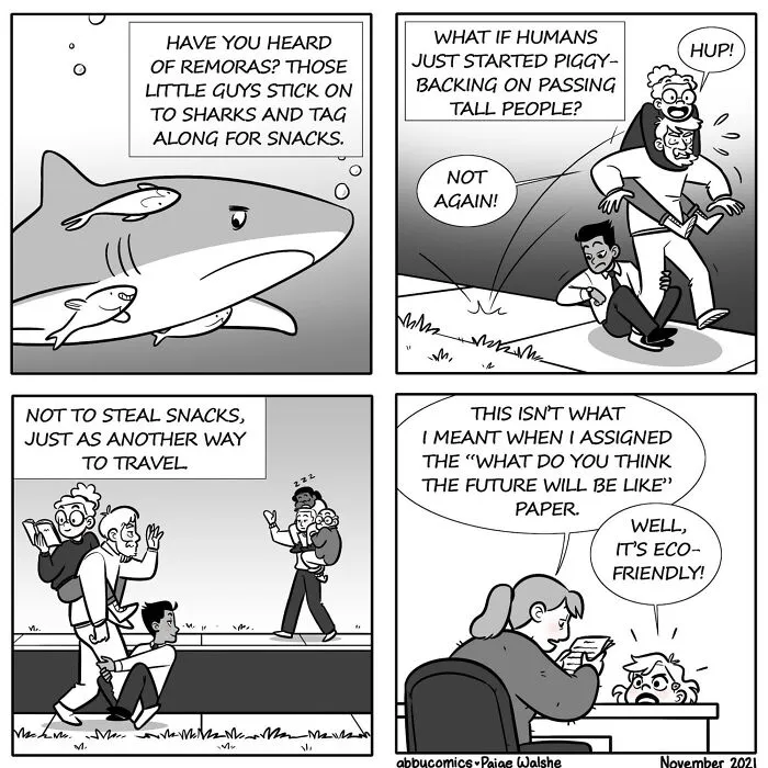 Unveiling Childhood Joys And Struggles: 30 Comics By This Artist