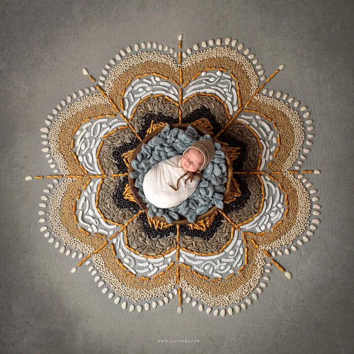 Each Of My Mandalas Is Designed For A Particular Baby, And Here Are My Latest 38 Photographs From The Series: “The Kids Of The Sun”