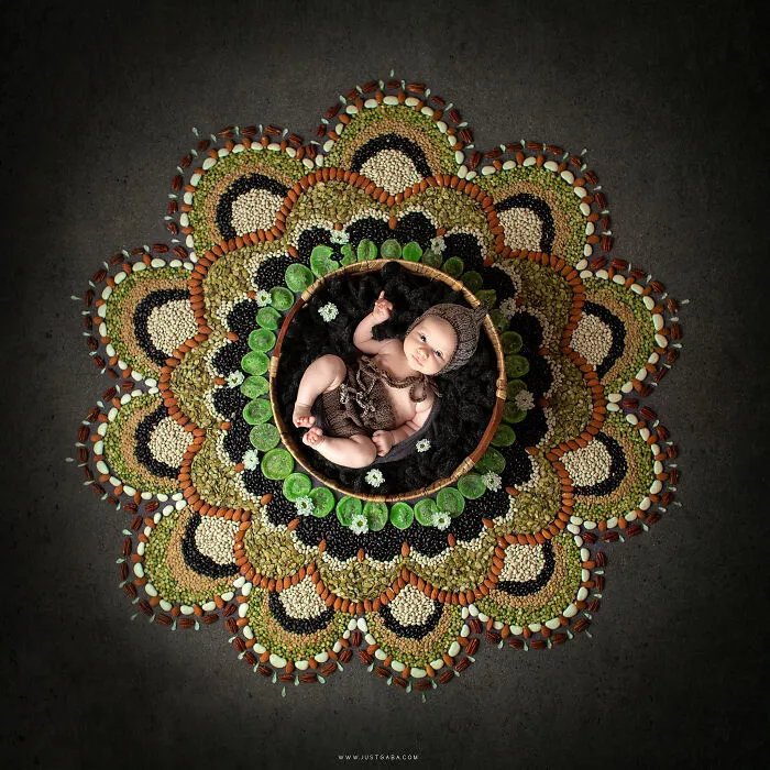Each Of My Mandalas Is Designed For A Particular Baby, And Here Are My Latest 38 Photographs From The Series: “The Kids Of The Sun”