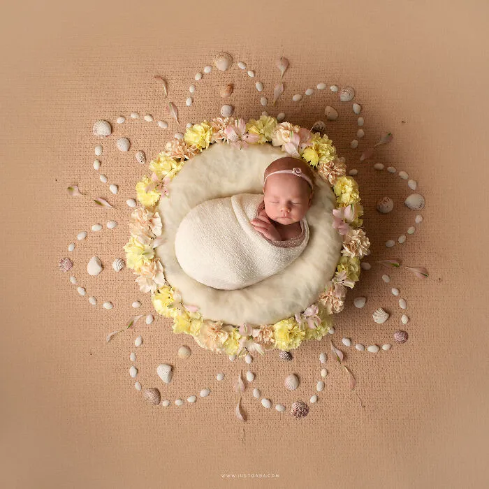Each Of My Mandalas Is Designed For A Particular Baby, And Here Are My Latest 38 Photographs From The Series: “The Kids Of The Sun”