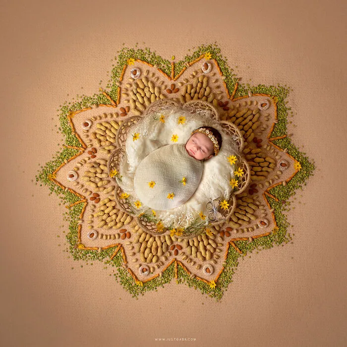 Each Of My Mandalas Is Designed For A Particular Baby, And Here Are My Latest 38 Photographs From The Series: “The Kids Of The Sun”