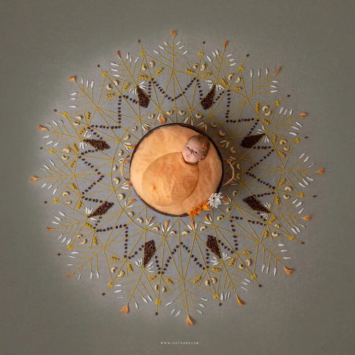 Each Of My Mandalas Is Designed For A Particular Baby, And Here Are My Latest 38 Photographs From The Series: “The Kids Of The Sun”
