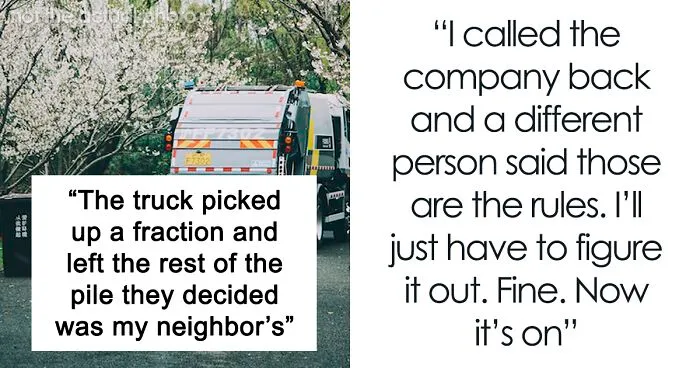 Man Buys The Rights To His Neighbors' Leaves To Mess With Leaf Collection Company's Ridiculous Rules By Building A Giant Pile