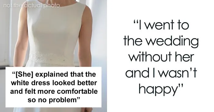 Husband Tries To Reason With Wife Who Wants To Wear White To His Uncle's Wedding, It Fails, So He Leaves Her Behind