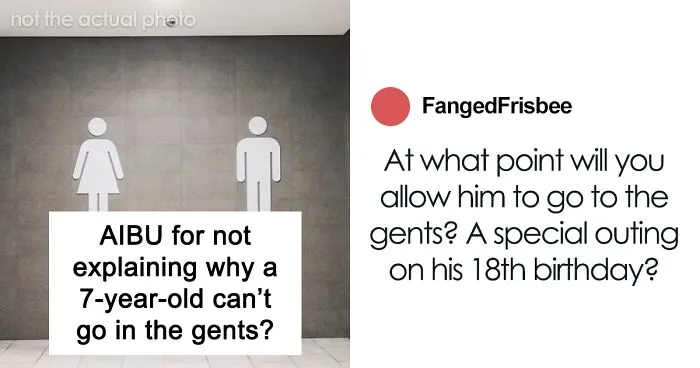 Mom Says She's Uncomfortable With Her Young Son Using Men's Bathrooms Alone, Asks For Advice Online