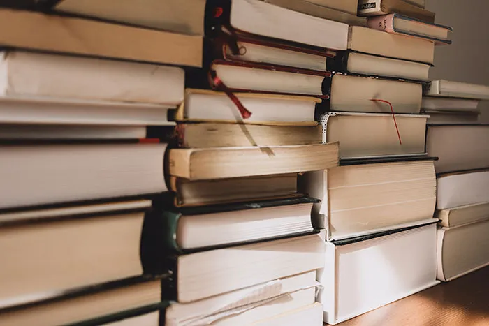 Different kind of books in one place