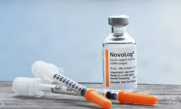 Needles and Insulin bottle