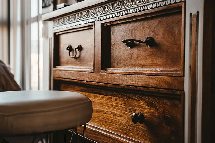 Picture of wooden dresser