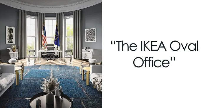 Here's What The Oval Office Might Look Like With An Overhaul In The Style Of 6 Popular Home Brands