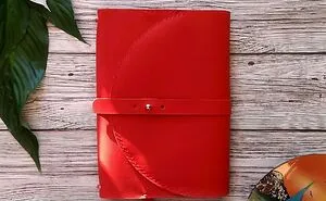 Here Is A Refillable Leather Journal I Made Yesterday