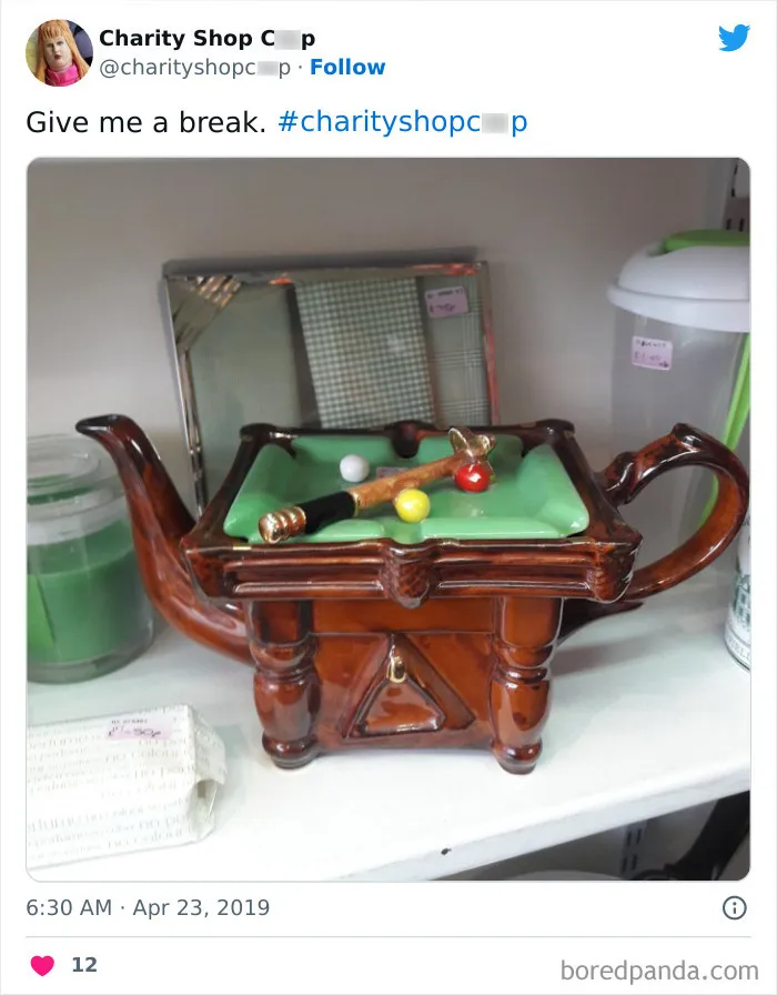 30 Random And Unhinged Charity Shop Finds That Prove Shopping Secondhand Can Be Wild