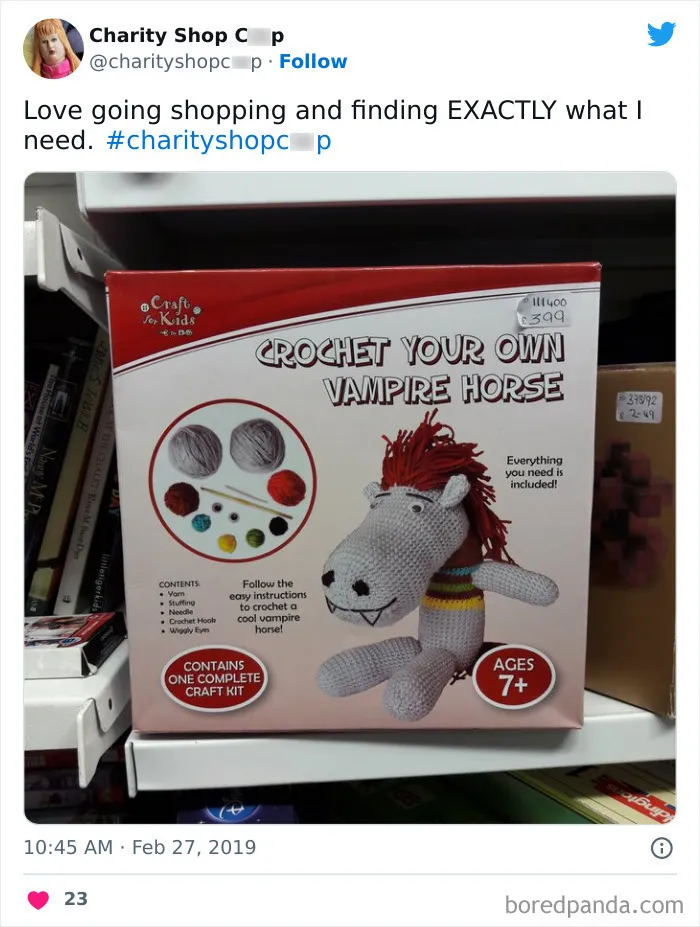 30 Random And Unhinged Charity Shop Finds That Prove Shopping Secondhand Can Be Wild