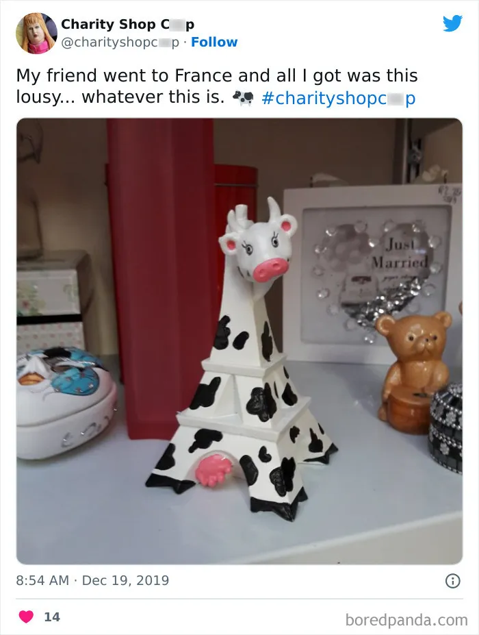 30 Random And Unhinged Charity Shop Finds That Prove Shopping Secondhand Can Be Wild