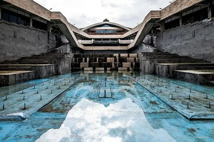 Complejo Deportivo y de Conciertos, Hamalir Ereván, Armenia. Construido entre 1976-84