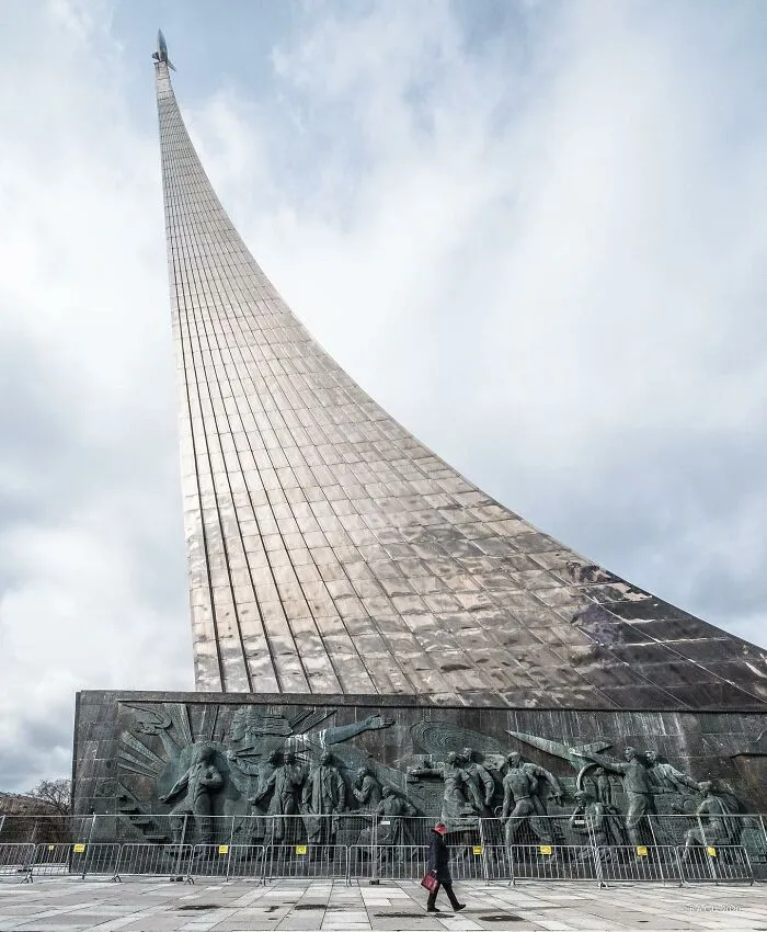 Monument To The Conquerors Of Space Moscow, 1964