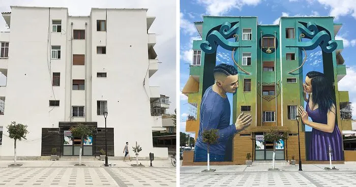 This Balinese Artist Paints Realistic 3D Murals On Dull Building Walls (32 Pics)