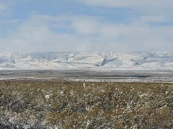 Quitman Mountains In Winter